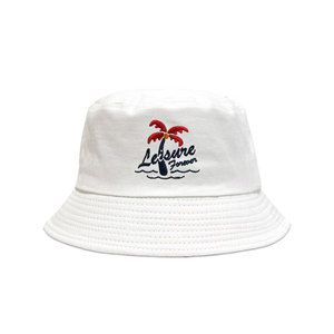 Flight Facilities / Leisure Forever White Bucket Hat