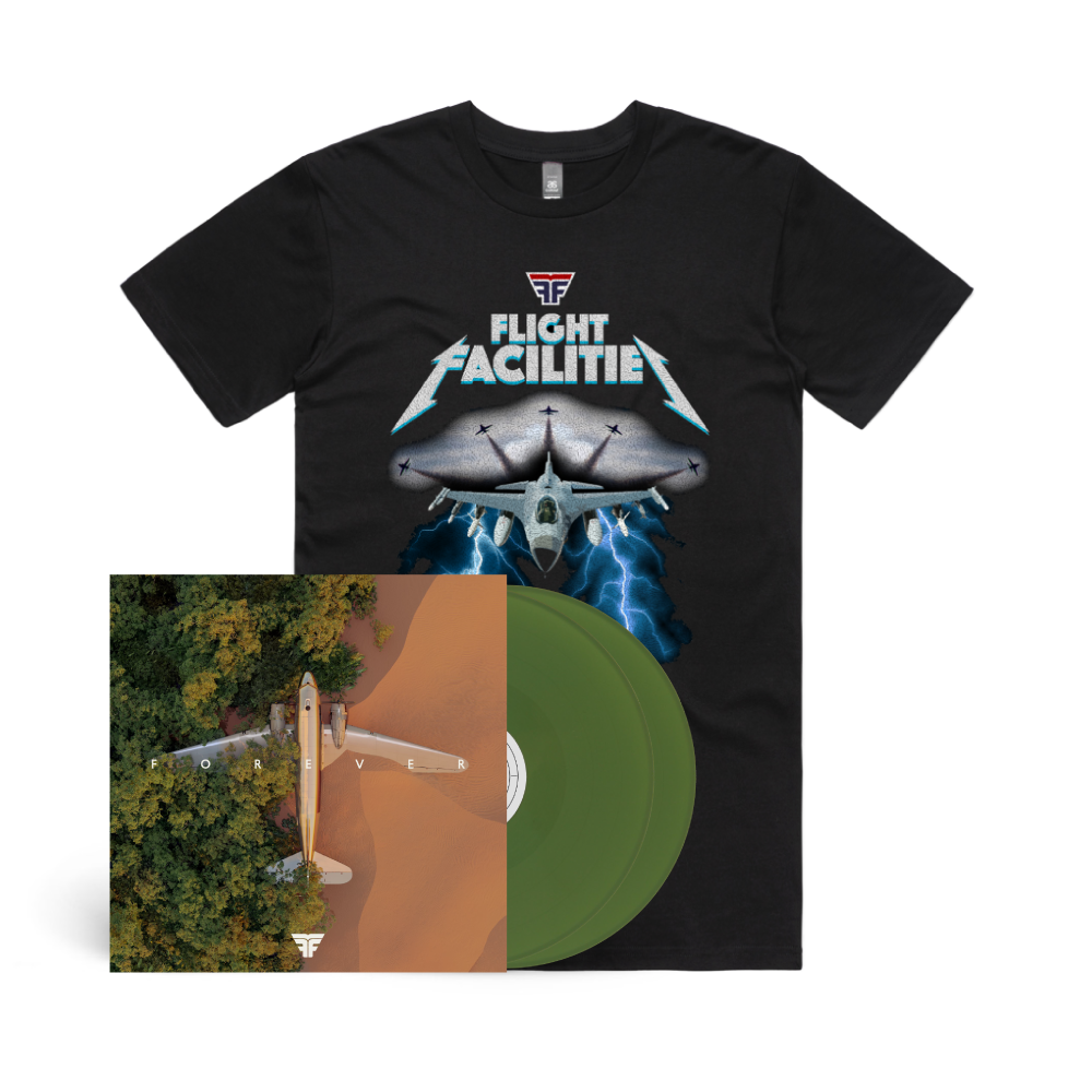 Flight Facilities / Forever Vinyl & Metallica T-Shirt