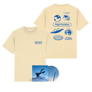 Flight Facilities 'Trouble / 7" Picture Disk Vinyl & Research Lab Cream T-Shirt Bundle