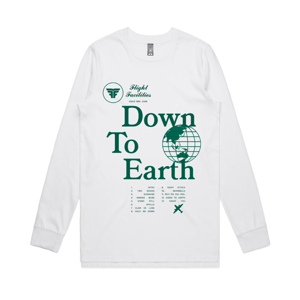 Flight Facilities / Down To Earth Vinyl & Long-sleeve T-shirt Bundle [PRE-ORDER]