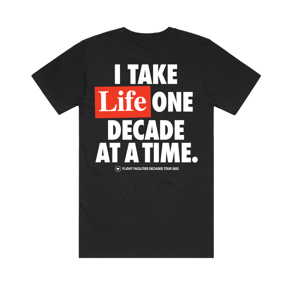 One Decade At A Time / Black T-Shirt