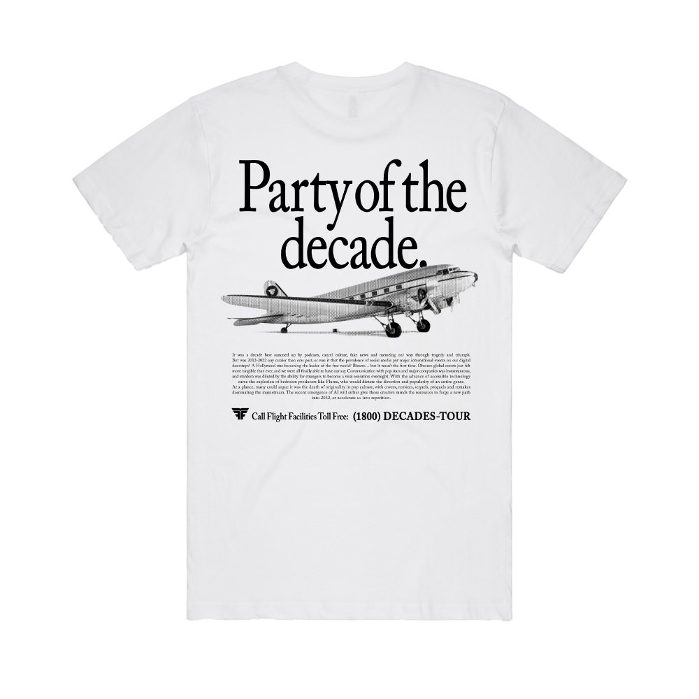 Party Of The Decades / White T-Shirt