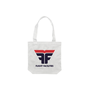 FF Logo / White Tote Bag