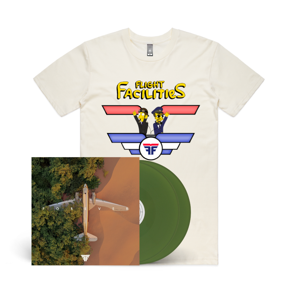Flight Facilities / Forever Vinyl & Simpsons T-Shirt